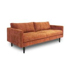 Slim 3-istuttava sohva, Renegade 126 Copper