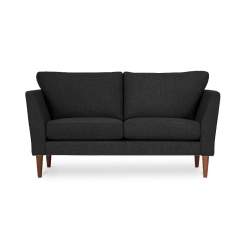 Finsoffat Kaarna 2-istuttava sohva, Das 55 Black, Pähkinä