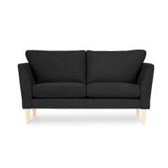 Finsoffat Kaarna 2-istuttava sohva, Das 55 Black, Luonnonväri koivu