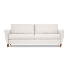 Finsoffat Kuura 3-istuttava sohva, Stark 511 Valkoinen, Pähkinä
