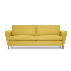 Finsoffat Kuura 3-istuttava sohva, Stark 618 Keltainen, Tammi